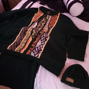 Coogi sweater set with hat